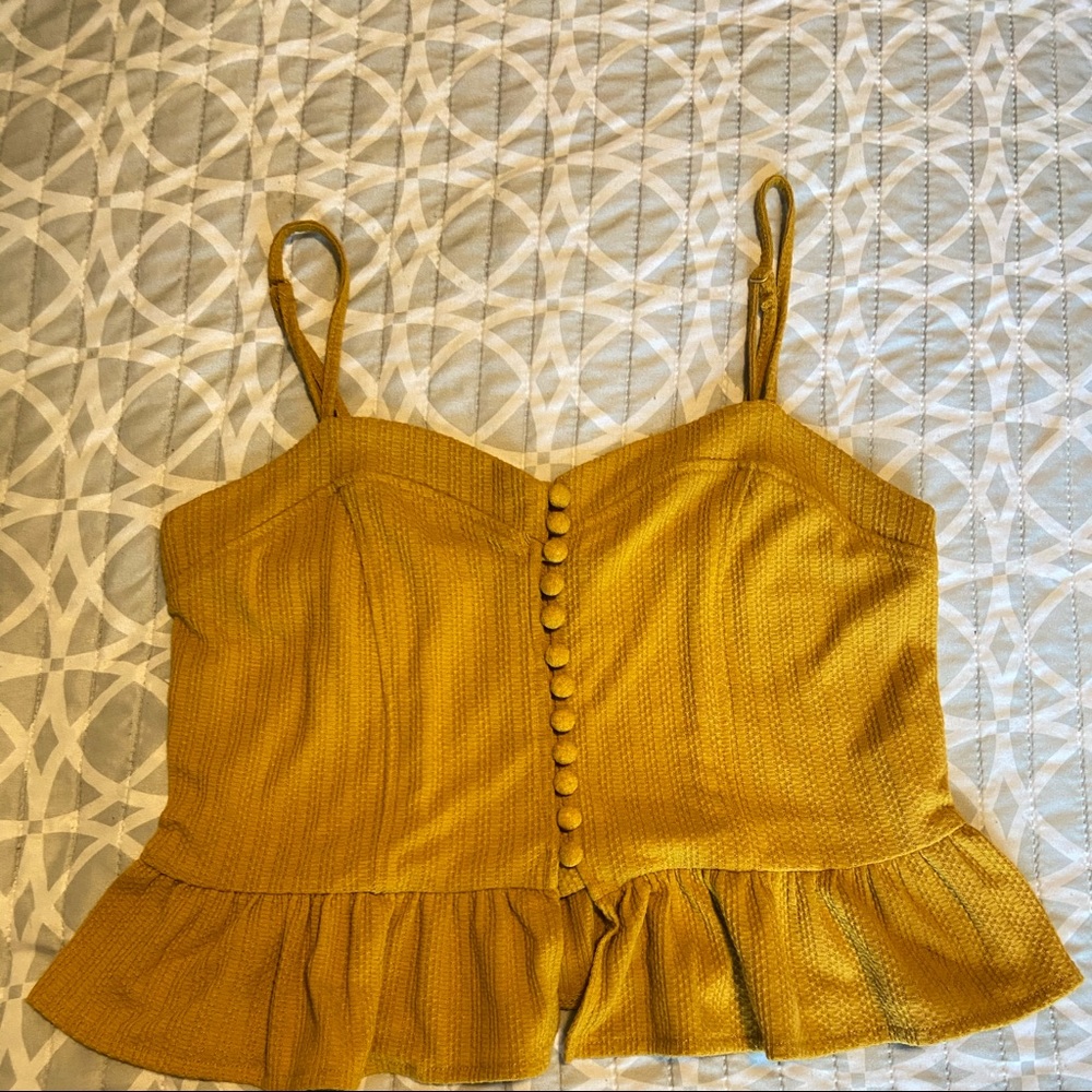 Yellow forever 21 top